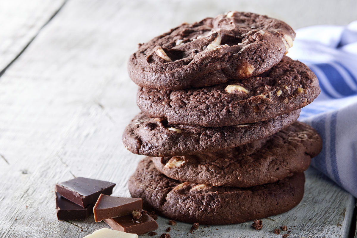 Triple Chocolate Cookies