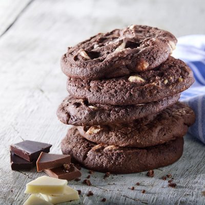 Triple Chocolate Cookies